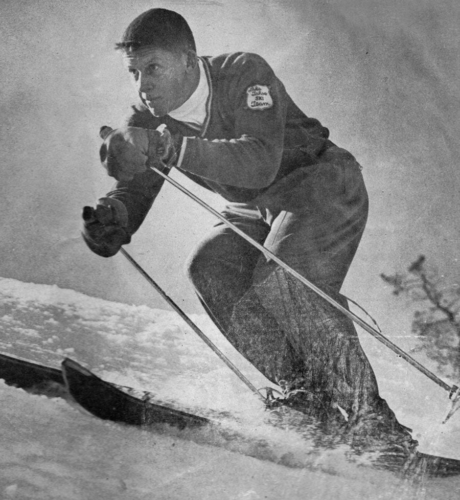 Lew Fellows profiled in The Skier, March 1954