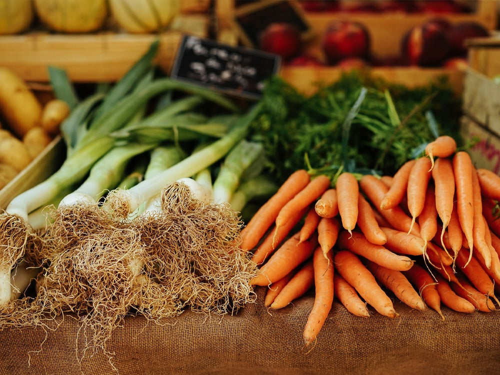 Vegetables in the store