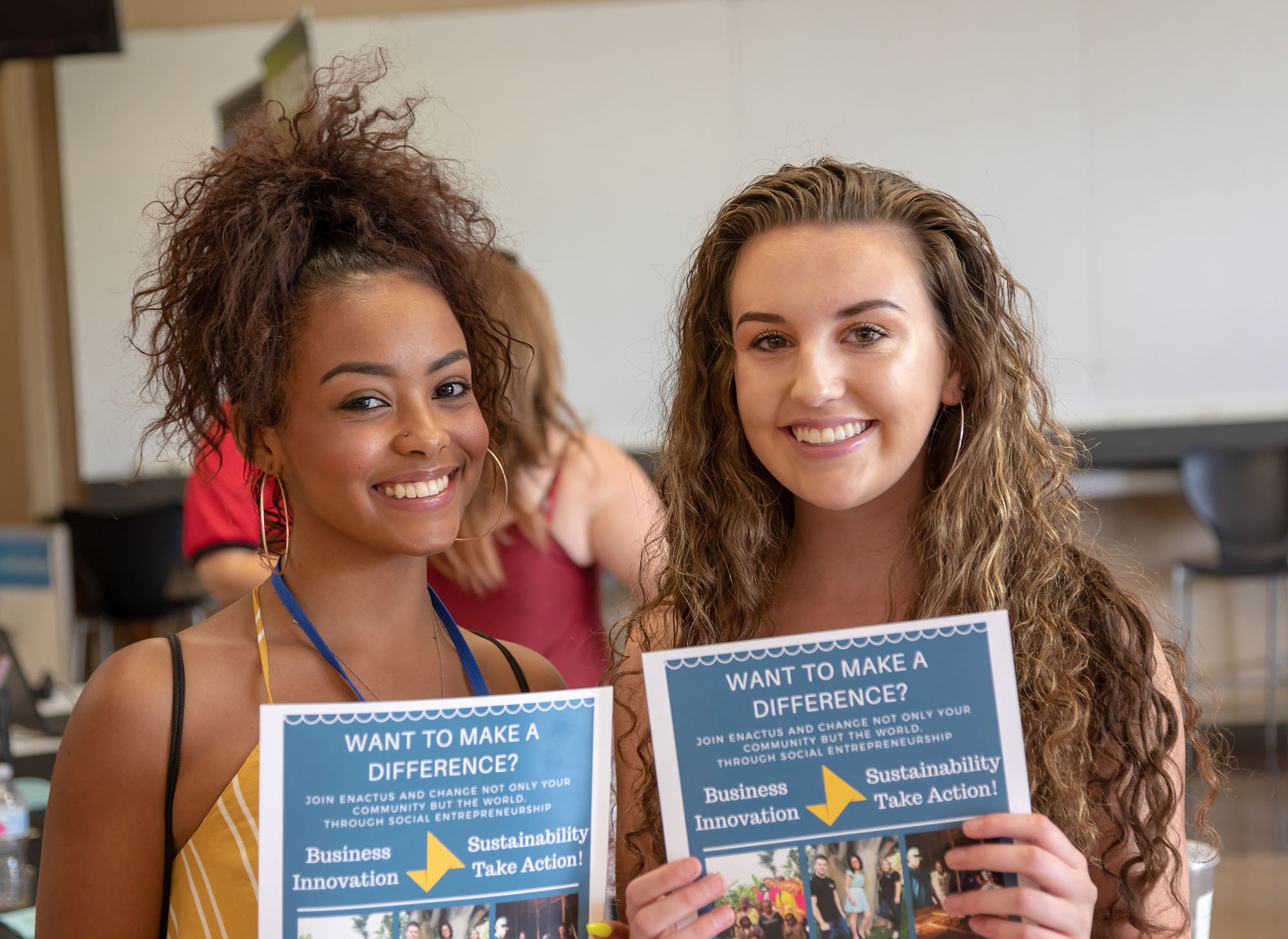 Students learning about Social Entrepreneurship at Sierra College