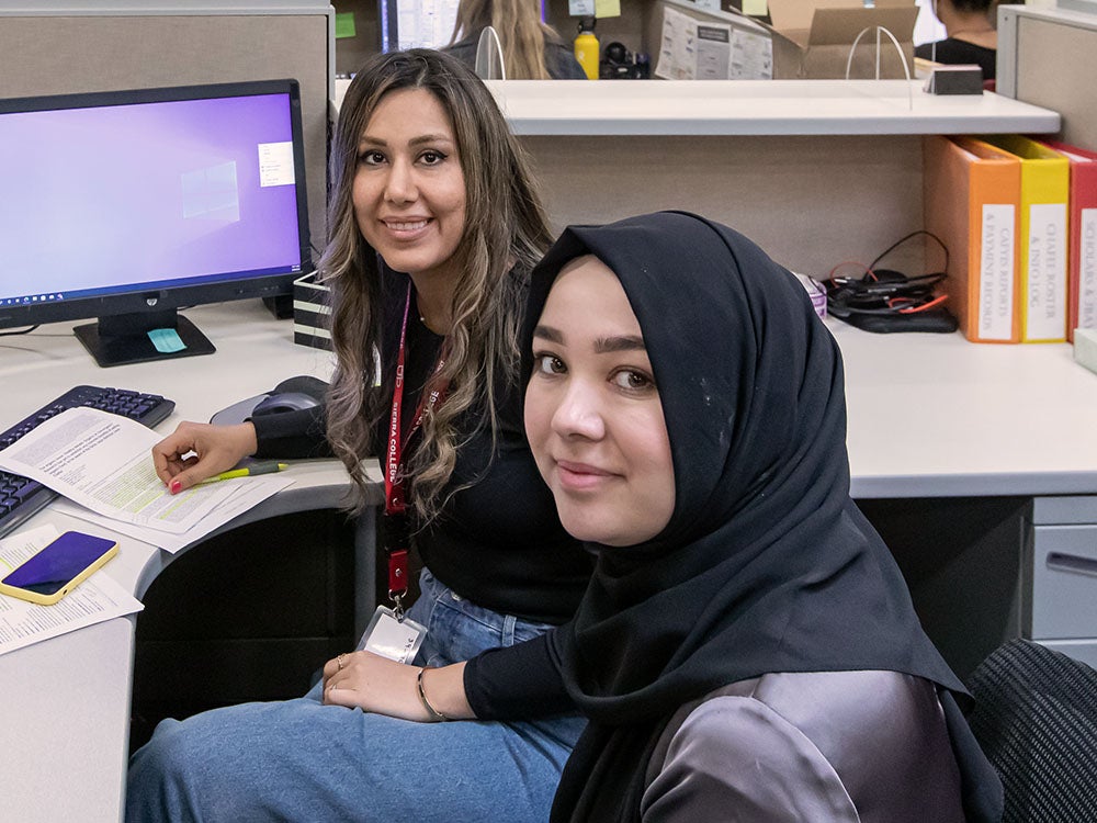 EOPS support staff ready to assist you at Sierra College