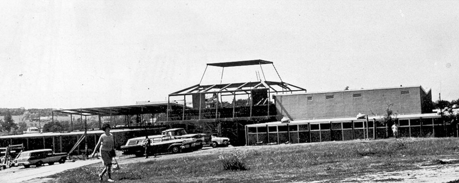 Construction of the Sierra College Natural History Museum 1966