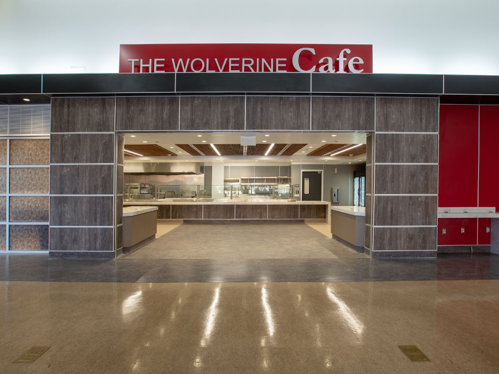 Entrance to The Wolverine Cafe