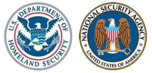 Logos for U.S. Department of Homeland Security and the National Security Agency