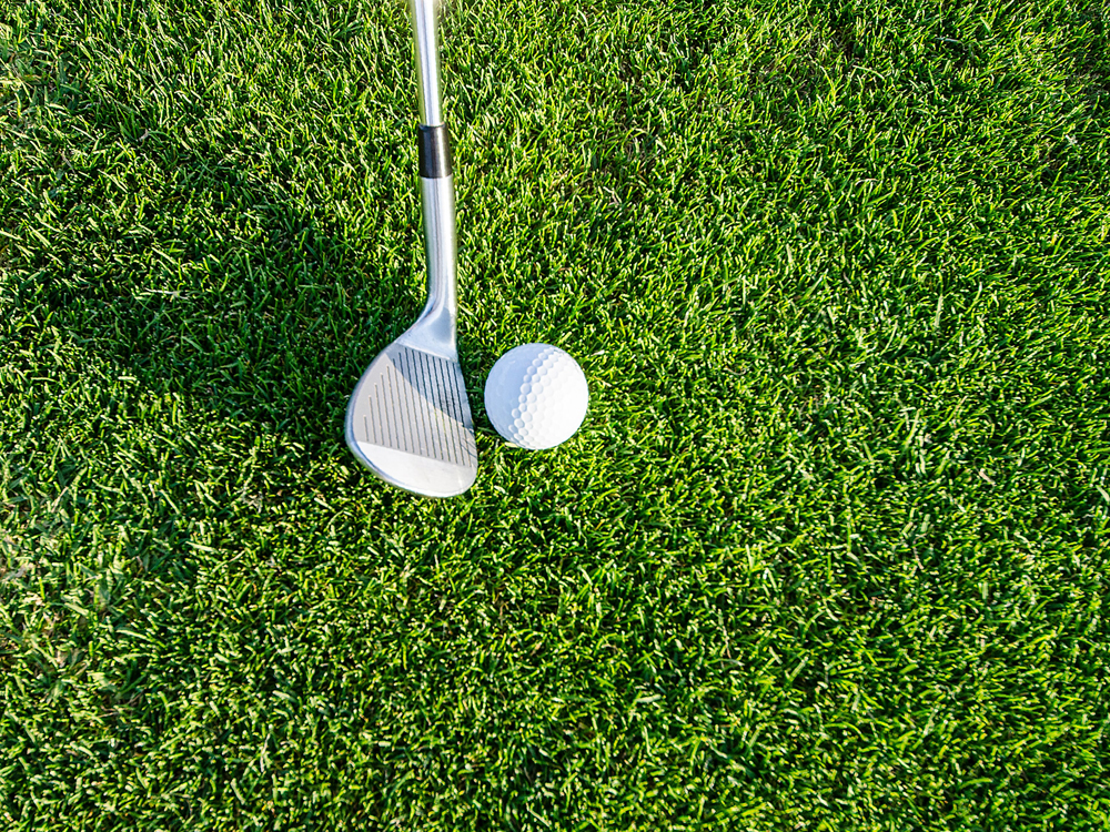 Golf club and ball for the Sierra College Golf Classic