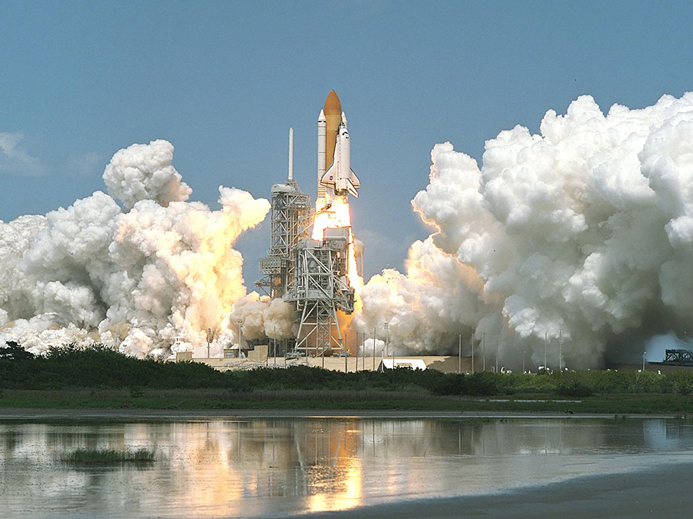 Launch of the Space Shuttle Endeavor