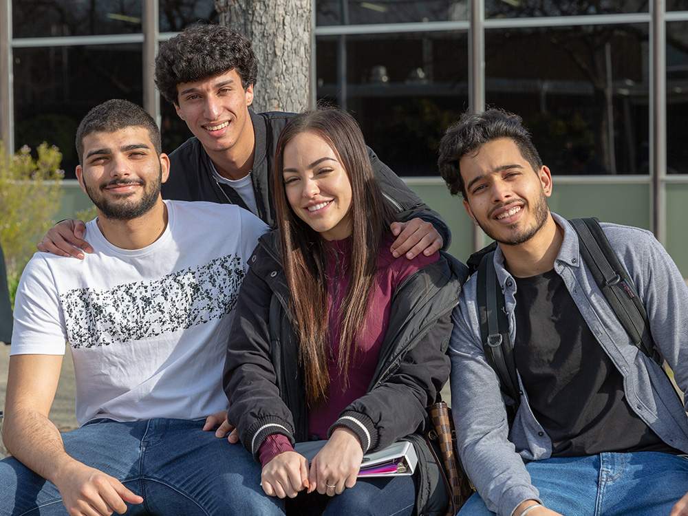 Group of Sierra College students