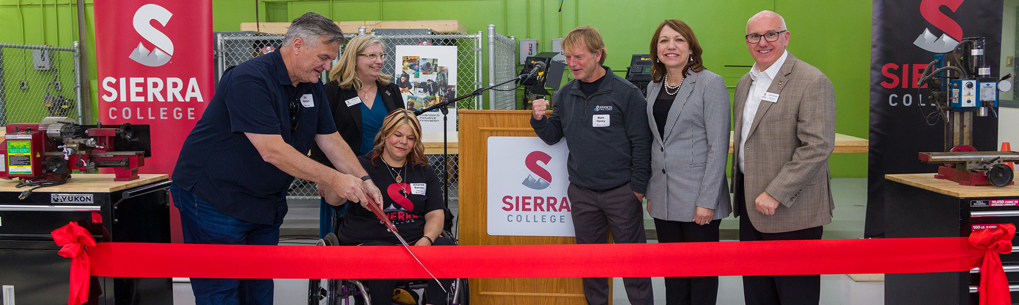 Grand opening of the Makerspace on the Rocklin campus