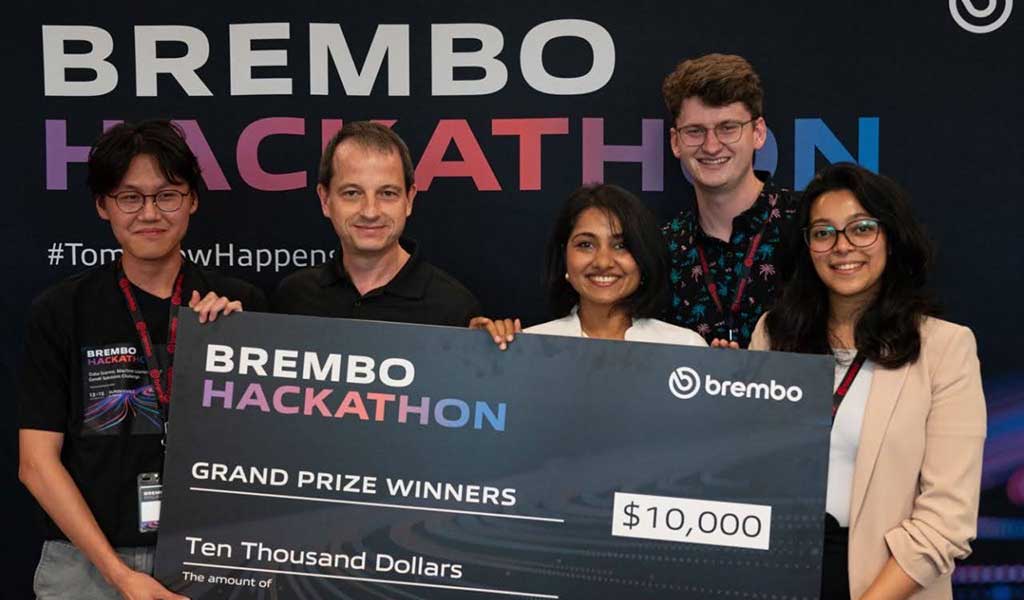 Brembo Hackathon Winning Team