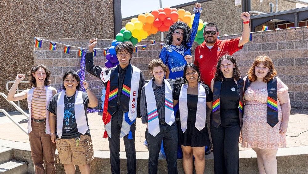 Graduates receive special Pride stole to wear at commencement