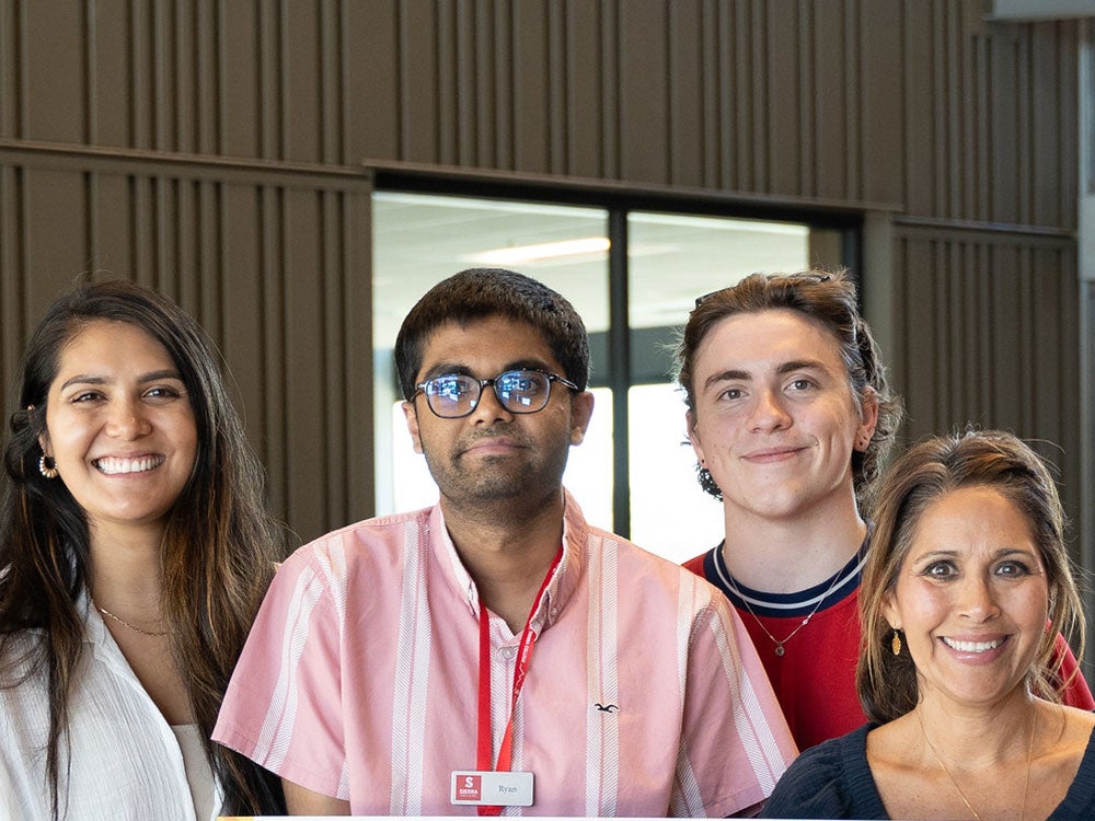 Four employees representing diversity at Sierra College