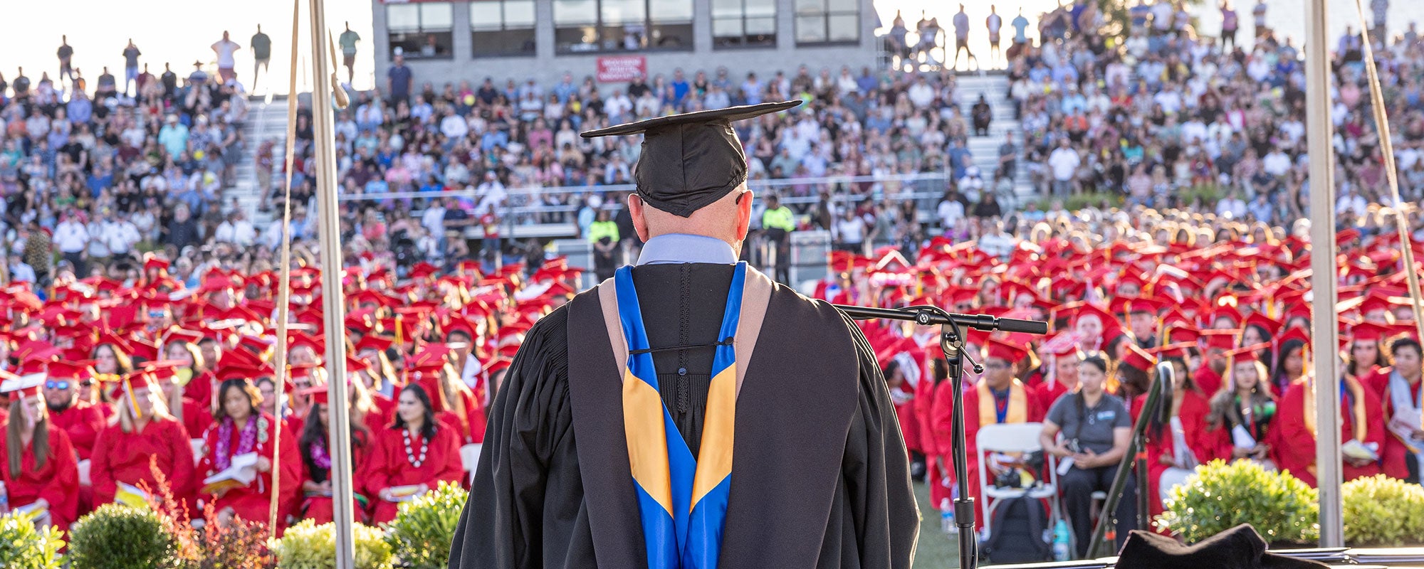 President Willy presides over Rocklin Campus commencement ceremony