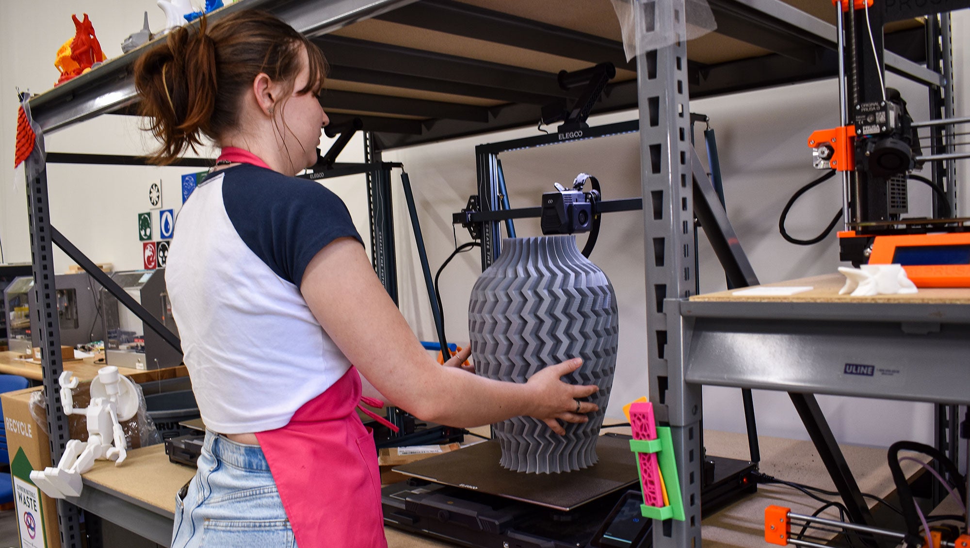 Makerspace 3d Printing Large Vase