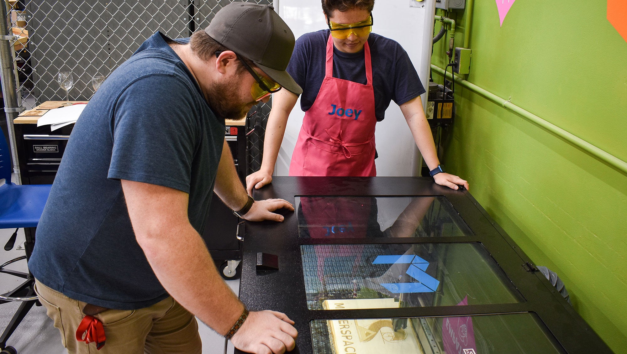 Makerspace Laser Cutting Engraving On Wood