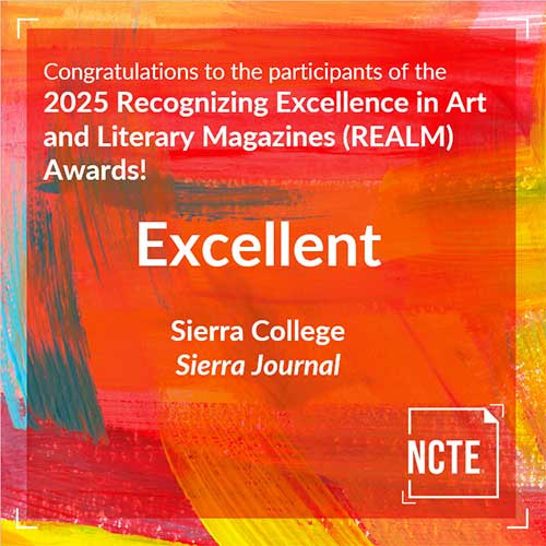 2025 Sierra Journal won the NCTE REALM award for excellence