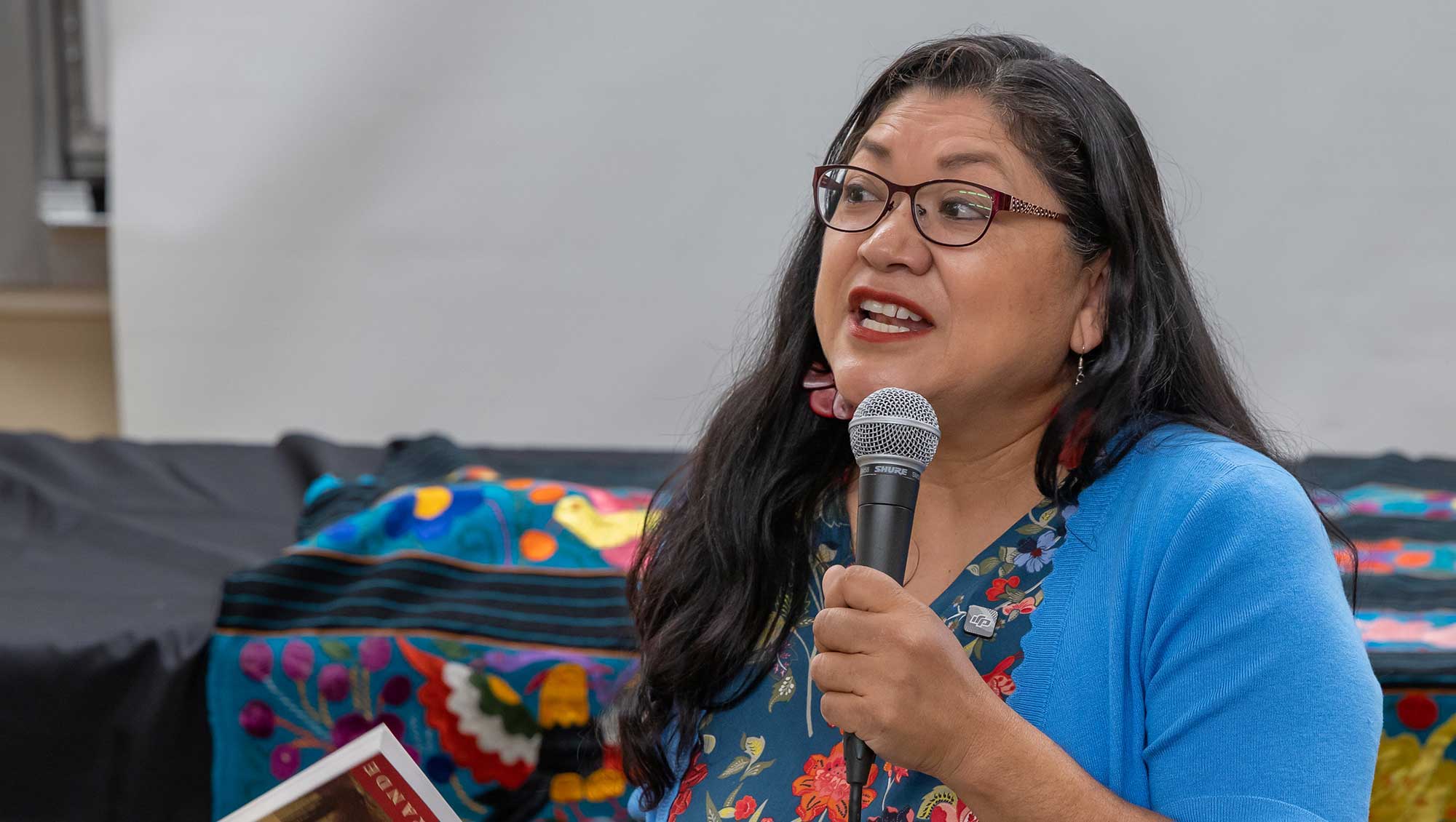 Reyna Grande, a nationally renowned author, shared her story with students