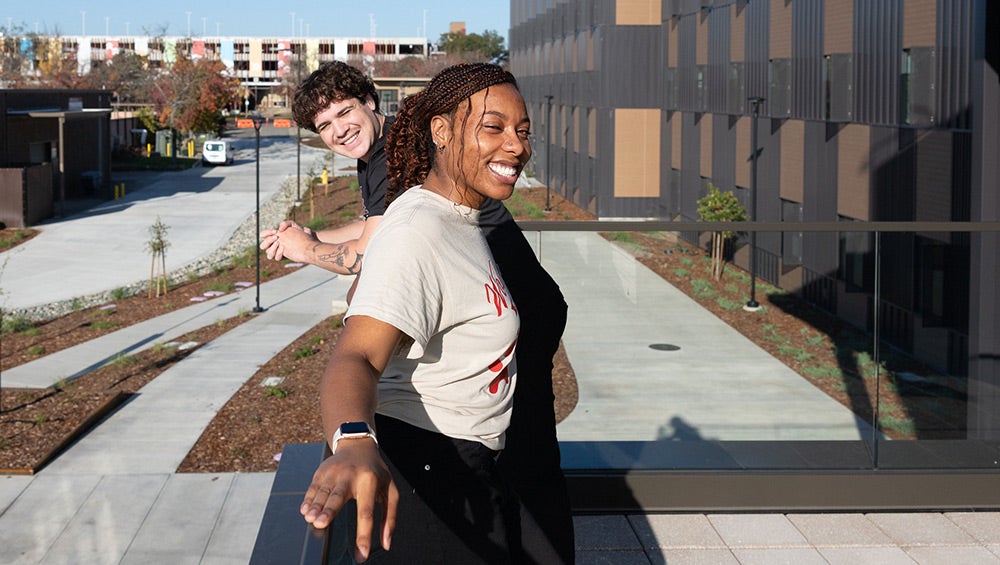 Outdoor Balcony - Student Housing