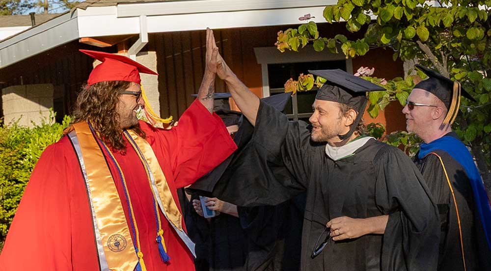 Honors PTK Grad at Commencement - Academic Support Program