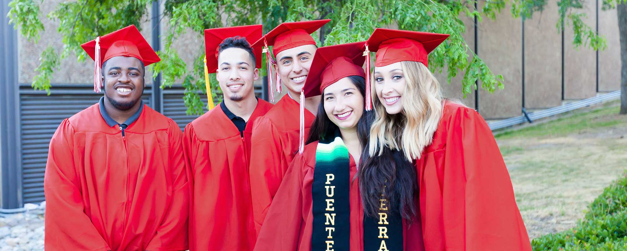 Group of student graduates