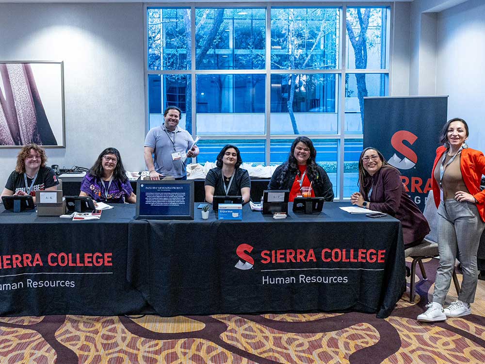 Sierra College Human Resources team at ERG conference.